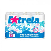 Papier toilette Estrela Family (Pack c/ 12 rouleaux / Pack de 9)