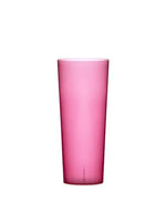 Copo Tubo PP Rosa Fluorescente (500 Unidade)