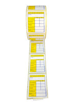 Food Use Roll Label with 2 Color Printing