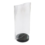 Porte Menu Transparent PS Pied Rond 10x20 cm (1 Unité)